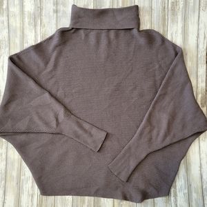 Philosophy ribbed Batwing turtle neck sweater
